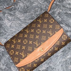 Brown cross body
